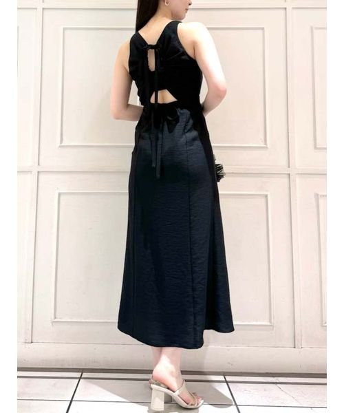 ドロストバッグオープンワンピース 予めご了承ください 総丈 5cm バスト ウエスト