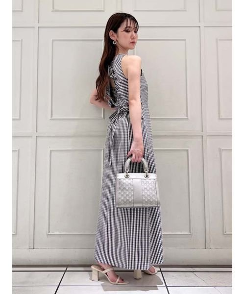 ドロストバッグオープンワンピース 予めご了承ください 総丈 5cm バスト ウエスト