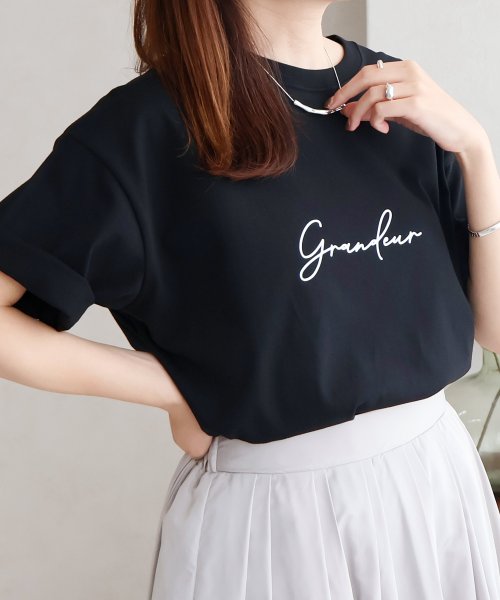 SocialGIRL(ソーシャルガール)/grandeurロゴ半袖Tシャツ/img25