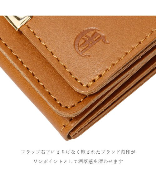 CLEDRAN(クレドラン)/クレドラン 財布 二つ折り財布 レディース ブランド レザー 本革 日本製 小さい CLEDRAN CL3729/img13