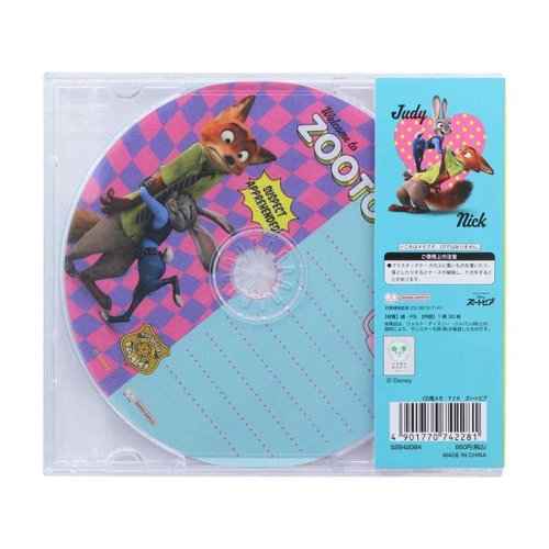 ズートピア メモ帳 CD風メモ Y2K ディズニー サンスター文具 新学期準備文具 キャラクター グッズ
