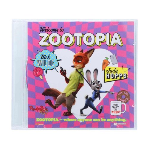 ズートピア メモ帳 CD風メモ Y2K ディズニー サンスター文具 新学期準備文具 キャラクター グッズ