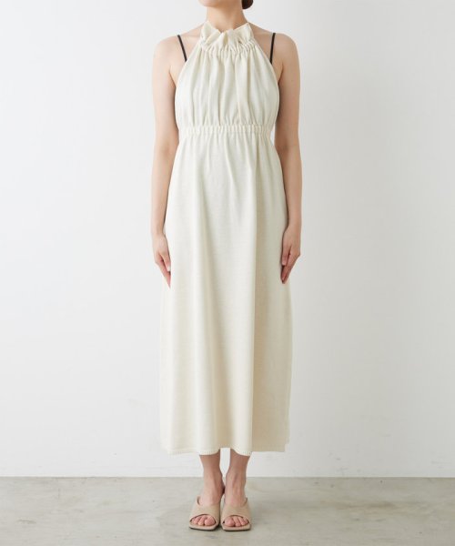 【HERITANOVUM】ホルターニットワンピース HERITANOVUM