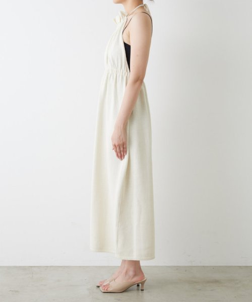 【HERITANOVUM】ホルターニットワンピース HERITANOVUM