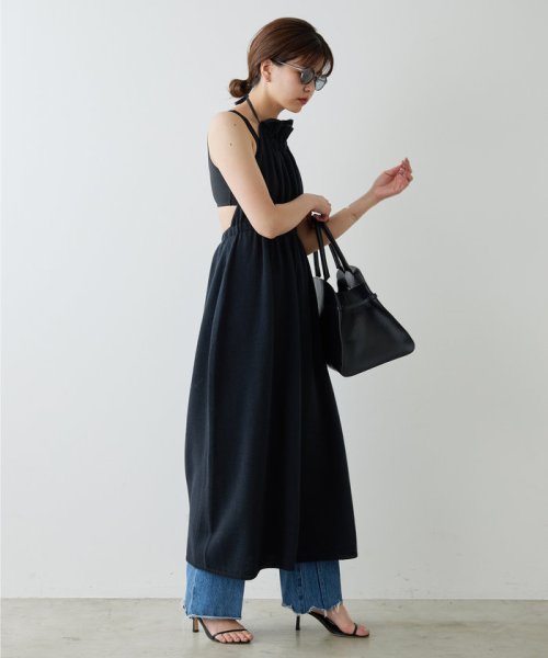 【HERITANOVUM】ホルターニットワンピース HERITANOVUM