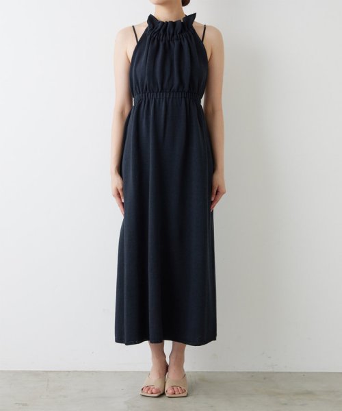 【HERITANOVUM】ホルターニットワンピース HERITANOVUM