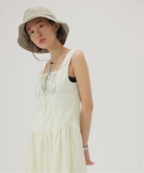 SLOBE citron. ストライプコルセットワンピース SLOBE citron 洗濯機洗い