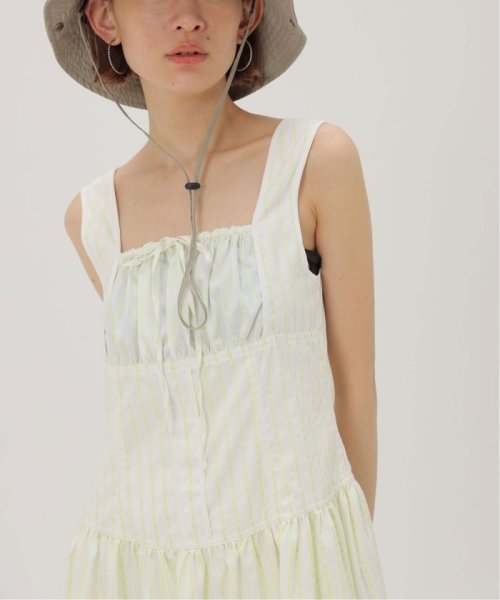 SLOBE citron. ストライプコルセットワンピース SLOBE citron 洗濯機洗い