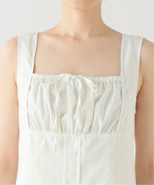 SLOBE citron. ストライプコルセットワンピース SLOBE citron 洗濯機洗い