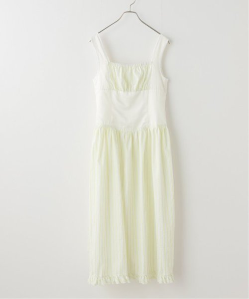 SLOBE citron. ストライプコルセットワンピース SLOBE citron 洗濯機洗い