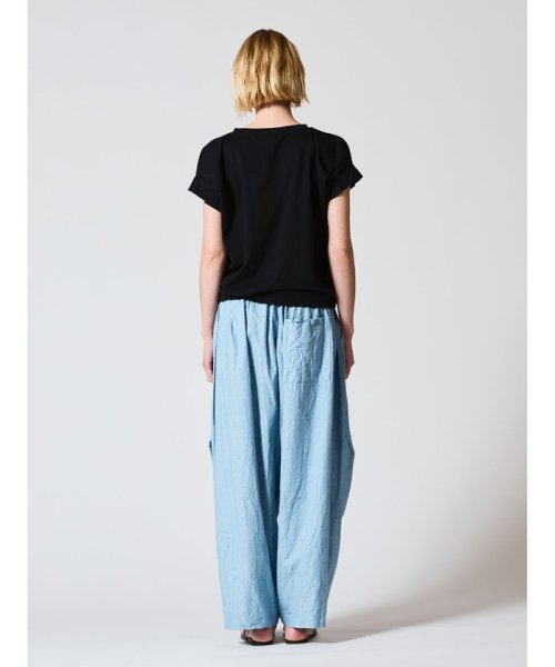 mizuiro ind シャンブレーワイドカーゴパンツ mizuiro ind