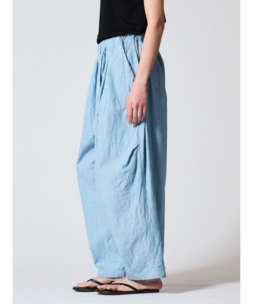 mizuiro ind シャンブレーワイドカーゴパンツ mizuiro ind