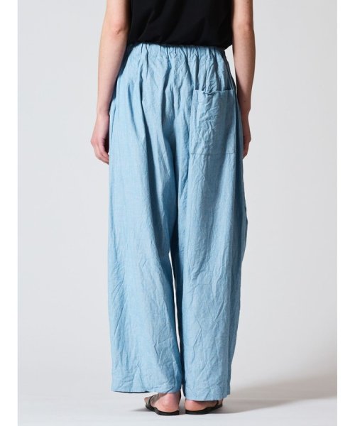 mizuiro ind シャンブレーワイドカーゴパンツ mizuiro ind