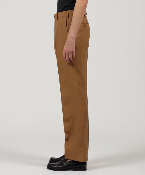 ベルジャンリネン 2プリーツスラックス 