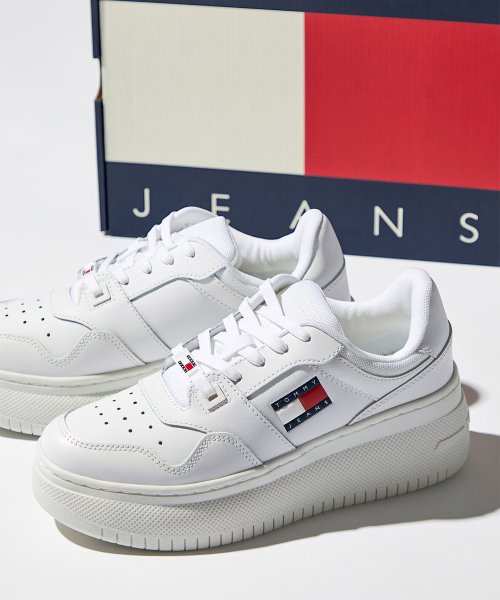 【NET ViVi掲載】レトロバスケットプラットフォームスニーカー 