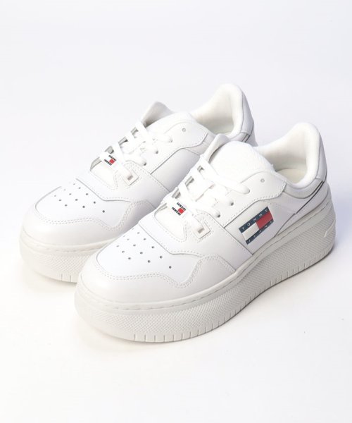 【NET ViVi掲載】レトロバスケットプラットフォームスニーカー 