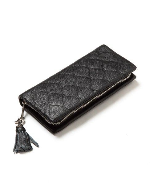 【BEAURE】カウレザー キルティング 財布 ウォレット タッセル ジップ 牛革 ラウンドジップ 長財布 B－20302 人気・おすすめ｜使いやすい・旅行におすすめ 品質保証 全国発送 在庫限り