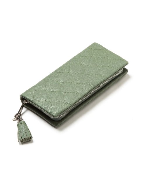 【BEAURE】カウレザー キルティング 財布 ウォレット タッセル ジップ 牛革 ラウンドジップ 長財布 B－20302 人気・おすすめ｜使いやすい・旅行におすすめ 品質保証 全国発送 在庫限り