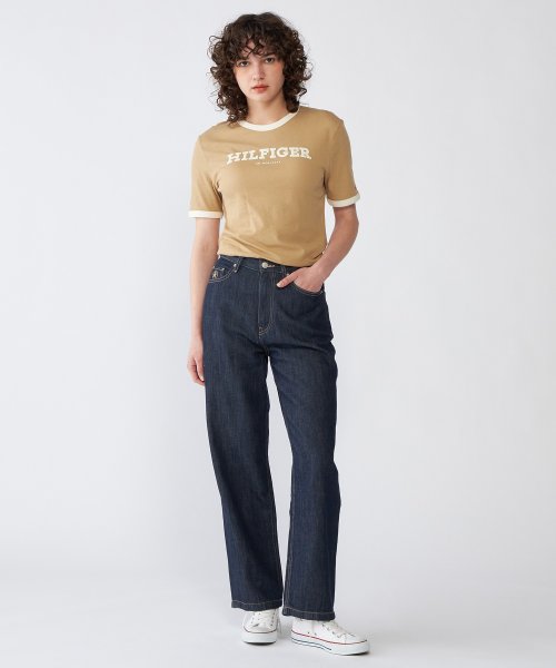 TOMMY HILFIGER(トミーヒルフィガー)/【FUDGE掲載】モノタイプフロッククルーネックTシャツ/img02