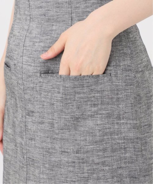 ストレッチリネンポケットスカート 