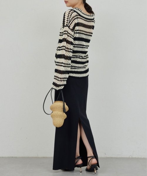 【3サイズ展開】ストレッチマキシタイトスカート2 