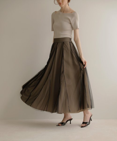 Bicolor Layer Panel Skirt なし