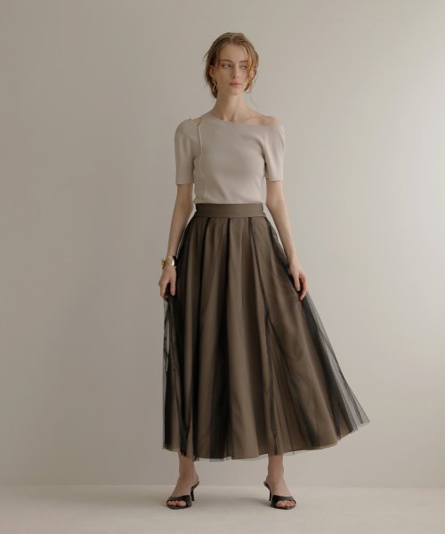 Bicolor Layer Panel Skirt なし