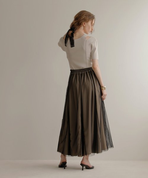Bicolor Layer Panel Skirt なし