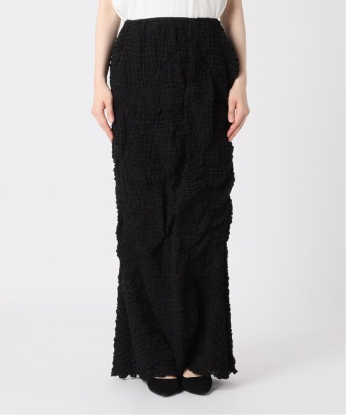 【YOU LOOK GOOD×JS】シュリンククロスマーメイドスカート YOU LOOK GOOD×JS チープなものもブランドものも それに価値があるかどうかは自分の心が決めること 年齢や性別 固定概念に左右されず 着たいものを