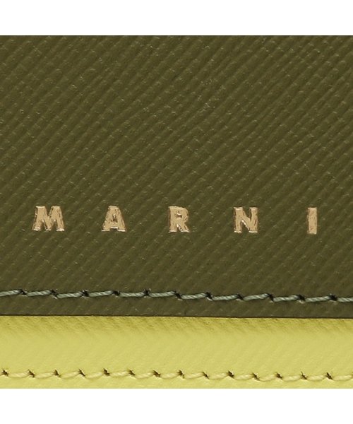 MARNI(マルニ)/マルニ カードケース フラグメントケース トランク コインケース イエロー グリーン レディース MARNI PFMO0025U2 LV520 Z685N/img07