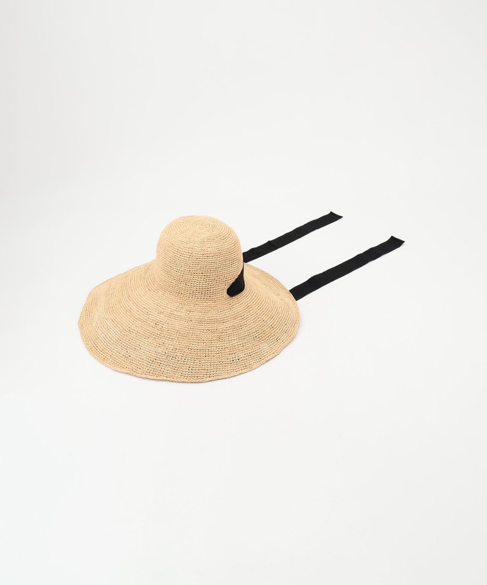 MAISON N.H PARIS [メゾンエヌアッシュパリ] - Noa raffia hat