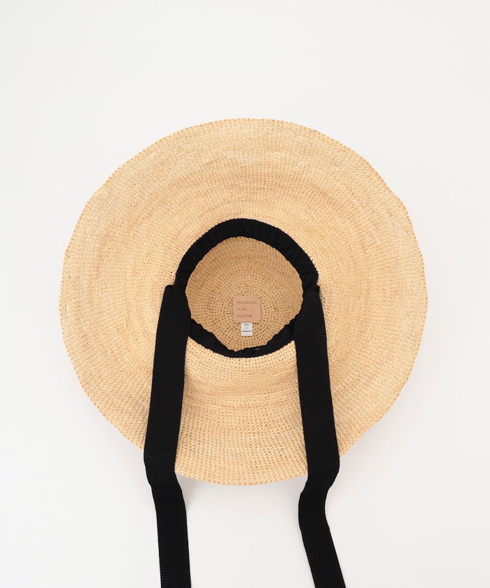 MAISON N.H PARIS＞ラフィア ハット / LEY Hat