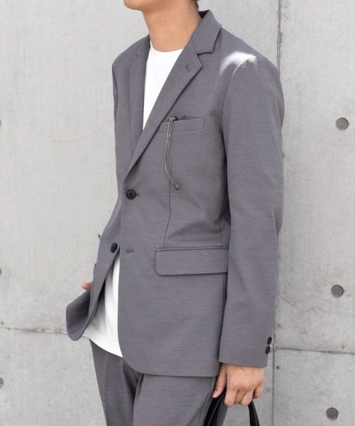 SHIPS any: 〈洗濯機可能・ストレッチ・撥水〉SOLOTEX(R) ウーリック セットアップ スーツ◆ ストレッチ 撥水〉SOLOTEX ウーリック セットアップ対応 ブルゾン