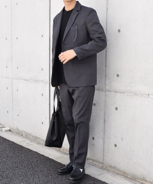 SHIPS any: 〈洗濯機可能・ストレッチ・撥水〉SOLOTEX(R) ウーリック セットアップ スーツ◆ ストレッチ 撥水〉SOLOTEX ウーリック セットアップ対応 ブルゾン