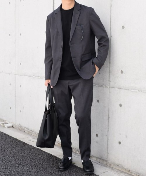 SHIPS any: 〈洗濯機可能・ストレッチ・撥水〉SOLOTEX(R) ウーリック セットアップ スーツ◆ ストレッチ 撥水〉SOLOTEX ウーリック セットアップ対応 ブルゾン