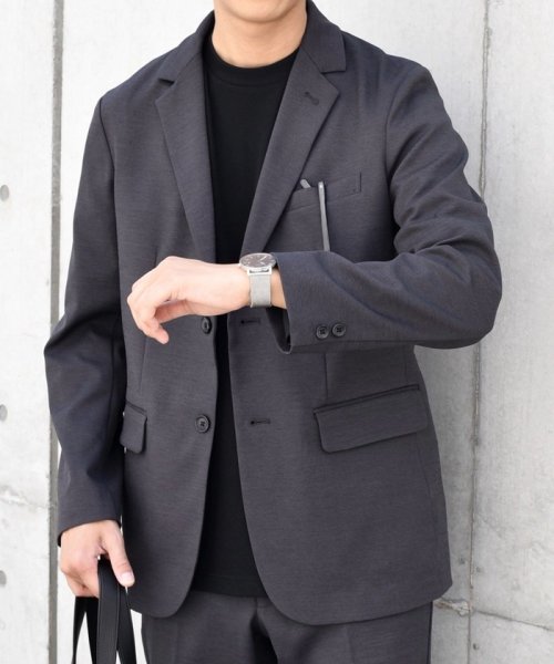 SHIPS any: 〈洗濯機可能・ストレッチ・撥水〉SOLOTEX(R) ウーリック セットアップ スーツ◆ ストレッチ 撥水〉SOLOTEX ウーリック セットアップ対応 ブルゾン