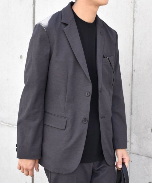 SHIPS any: 〈洗濯機可能・ストレッチ・撥水〉SOLOTEX(R) ウーリック セットアップ スーツ◆ ストレッチ 撥水〉SOLOTEX ウーリック セットアップ対応 ブルゾン