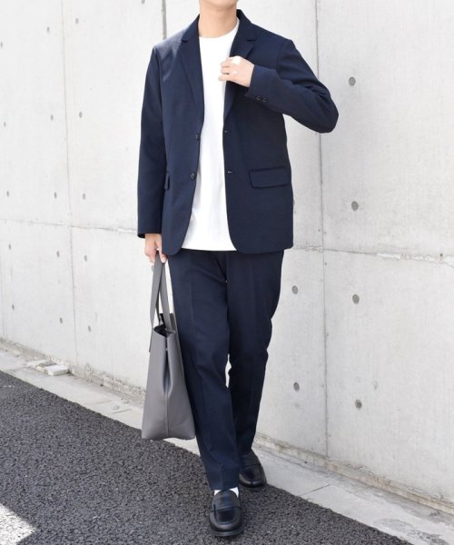 SHIPS any: 〈洗濯機可能・ストレッチ・撥水〉SOLOTEX(R) ウーリック セットアップ スーツ◆ ストレッチ 撥水〉SOLOTEX ウーリック セットアップ対応 ブルゾン