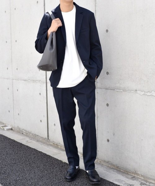 SHIPS any: 〈洗濯機可能・ストレッチ・撥水〉SOLOTEX(R) ウーリック セットアップ スーツ◆ ストレッチ 撥水〉SOLOTEX ウーリック セットアップ対応 ブルゾン