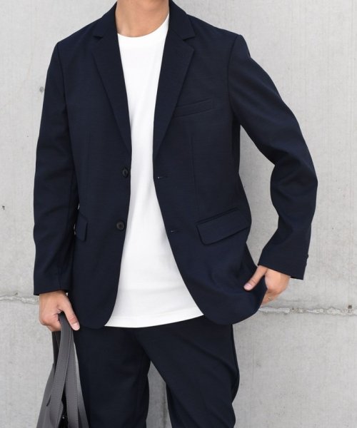 SHIPS any: 〈洗濯機可能・ストレッチ・撥水〉SOLOTEX(R) ウーリック セットアップ スーツ◆ ストレッチ 撥水〉SOLOTEX ウーリック セットアップ対応 ブルゾン