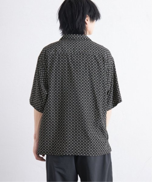 417 EDIFICE(フォーワンセブン　エディフィス)/プリントパターンオープンカラーシャツ/img14