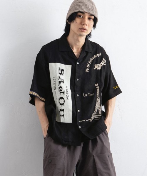 417 EDIFICE(フォーワンセブン　エディフィス)/SAJOU オープンカラーシャツ/img14