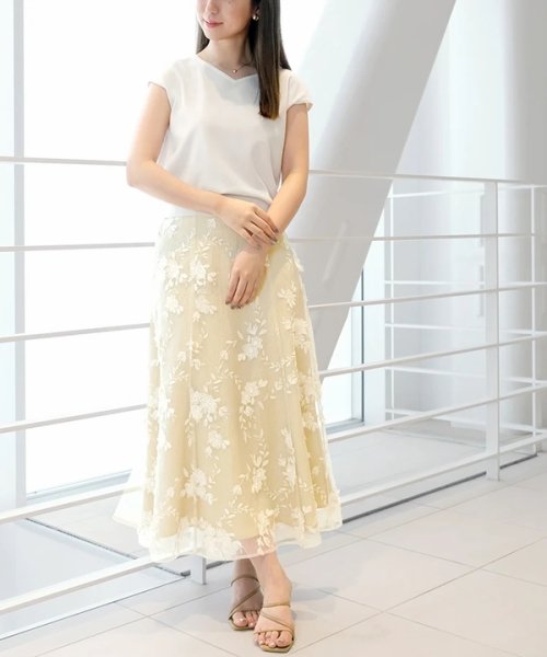 セール】3Dフラワー刺繍スカート(506081367) | ストロベリー  