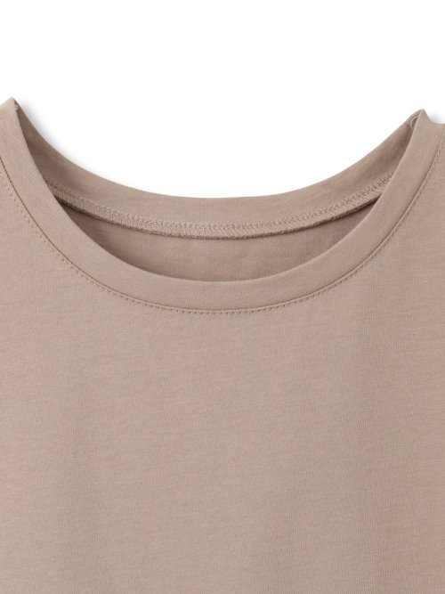 異素材ドッキングドロストカットワンピース≪洗濯機で洗える≫ 