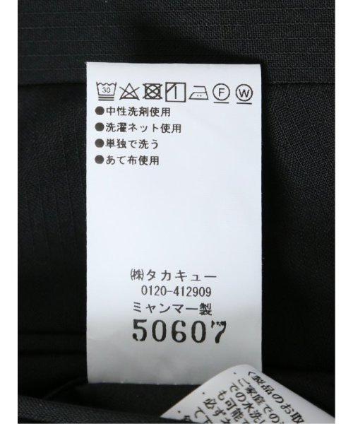 TAKA-Q(タカキュー)/ウール混 レギュラーフィット 2ボタン2ピーススーツ シャドーストライプ黒/img14