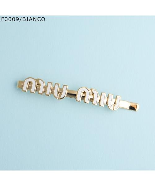 MIUMIU(ミュウミュウ)/MIUMIU ヘアピン 5IF146 2F6T エナメルメタル ロゴ/img06