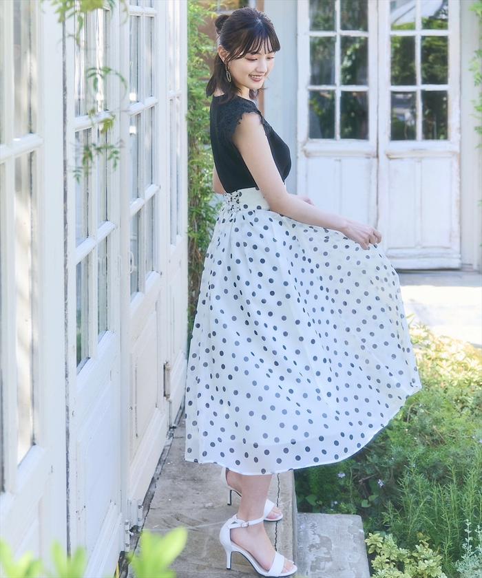 リグドットLig.シアーボリュームスカートsheer volume skirt xXwRO  