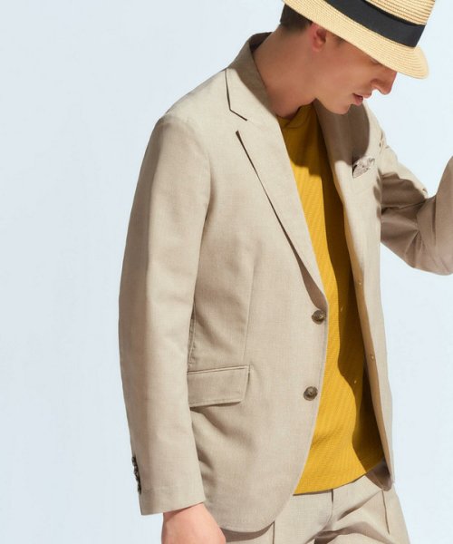 【ACTIVE TAILOR】COOL DOTSメランジプリントジャケット ACTIVE TAILOR COOL