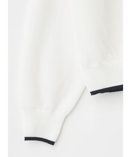 シアーカーディガンアンサンブル 商品説明さりげなく透ける肌に涼やかな色っぽさ薫るシアーニットカーディガンと、スクエアネックが大人顔なニット TM1438717852(11000円)