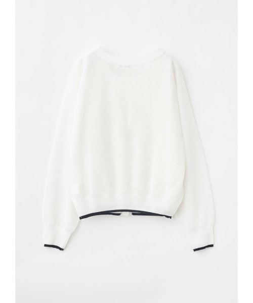 シアーカーディガンアンサンブル 商品説明さりげなく透ける肌に涼やかな色っぽさ薫るシアーニットカーディガンと、スクエアネックが大人顔なニット TM1438717852(11000円)